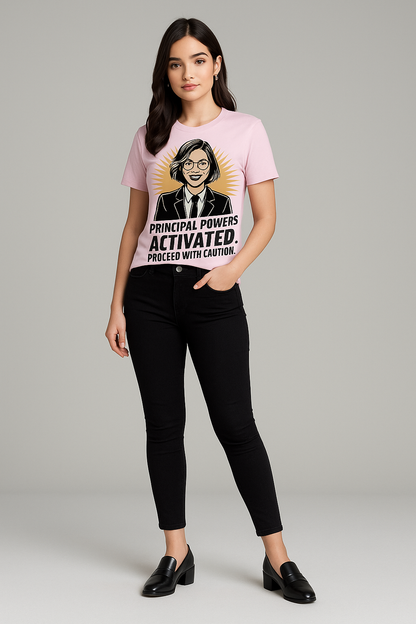 Principal Powers Activated. Proceed With Caution Tshirt, Principal T-shirt, Mocktops t-shirt