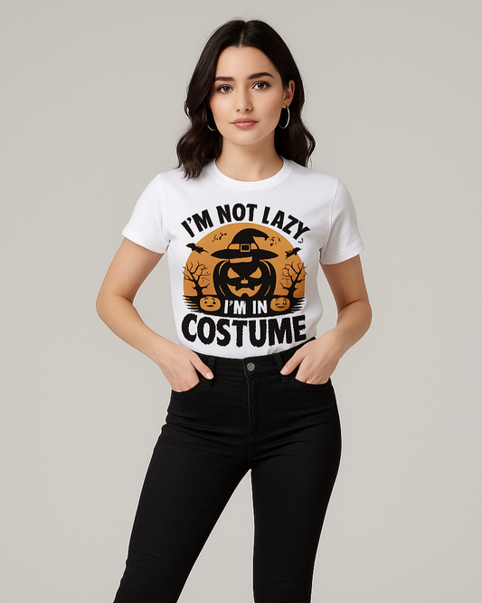 I'm Not Lazy. I'm In Costume - Halloween T-shirt, Mocktops t-shirt