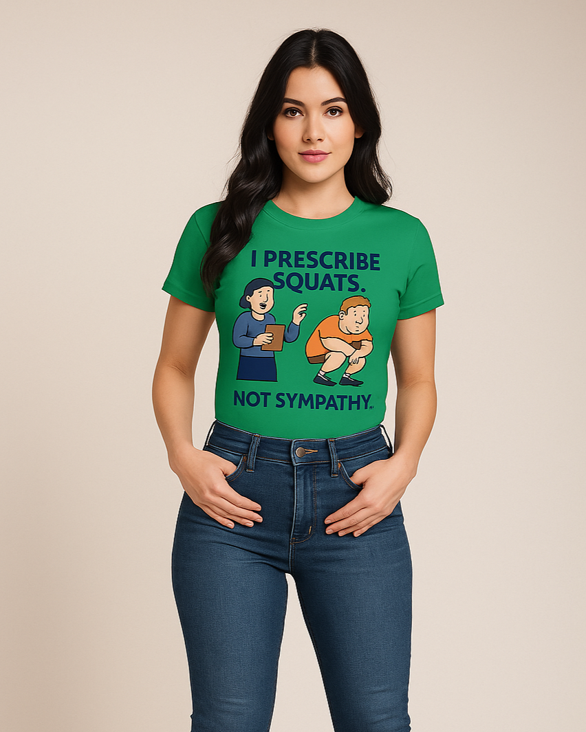 I Prescribe Squats. Not Sympathy - Physical Therapist T-shirt, Mocktops t-shirt