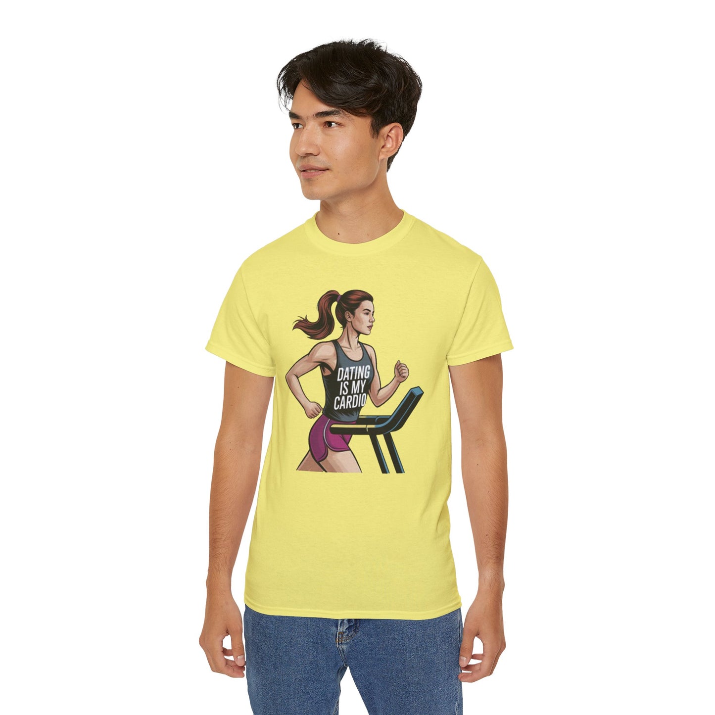 Dating Is My Cardio T-Shirt for Her - Funny Relationship Workout Tee