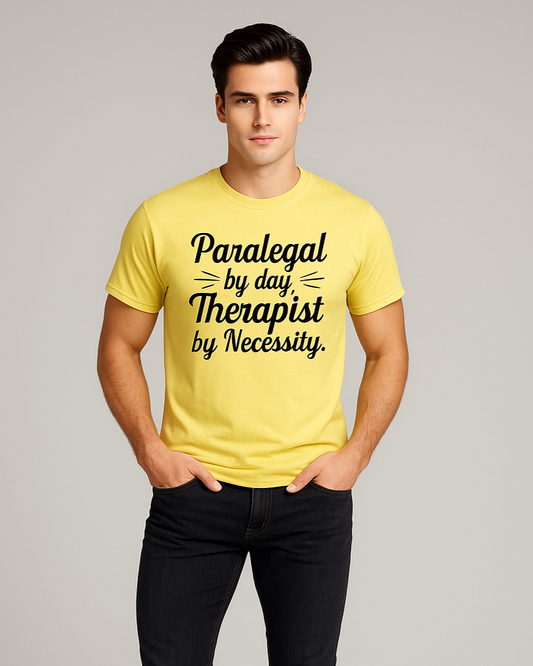 Paralegal By Day, Therapist By Necessity - Paralegal T-shirt, Mocktops t-shirt