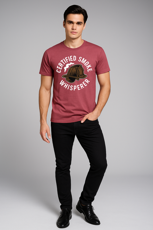 Certified Smoke Whisperer - Firefighter T-shirt, Mocktops t-shirt