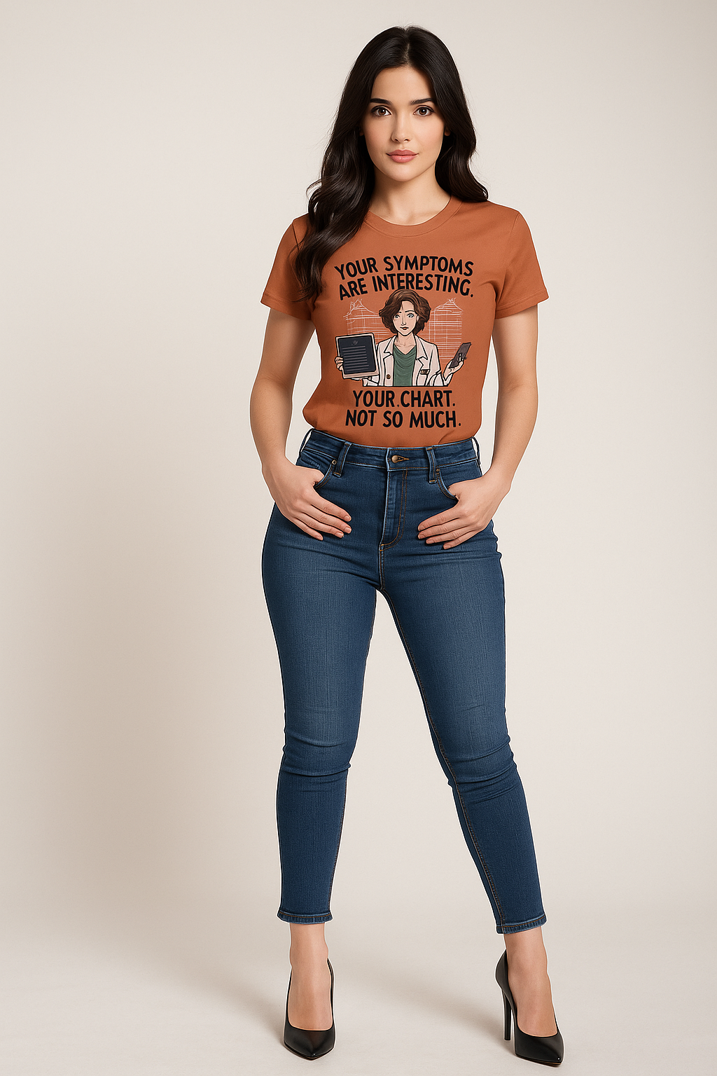 Your Symptoms Are Interesting. Your Chart, Not So Much - Doctor T-shirt, Mocktops t-shirt