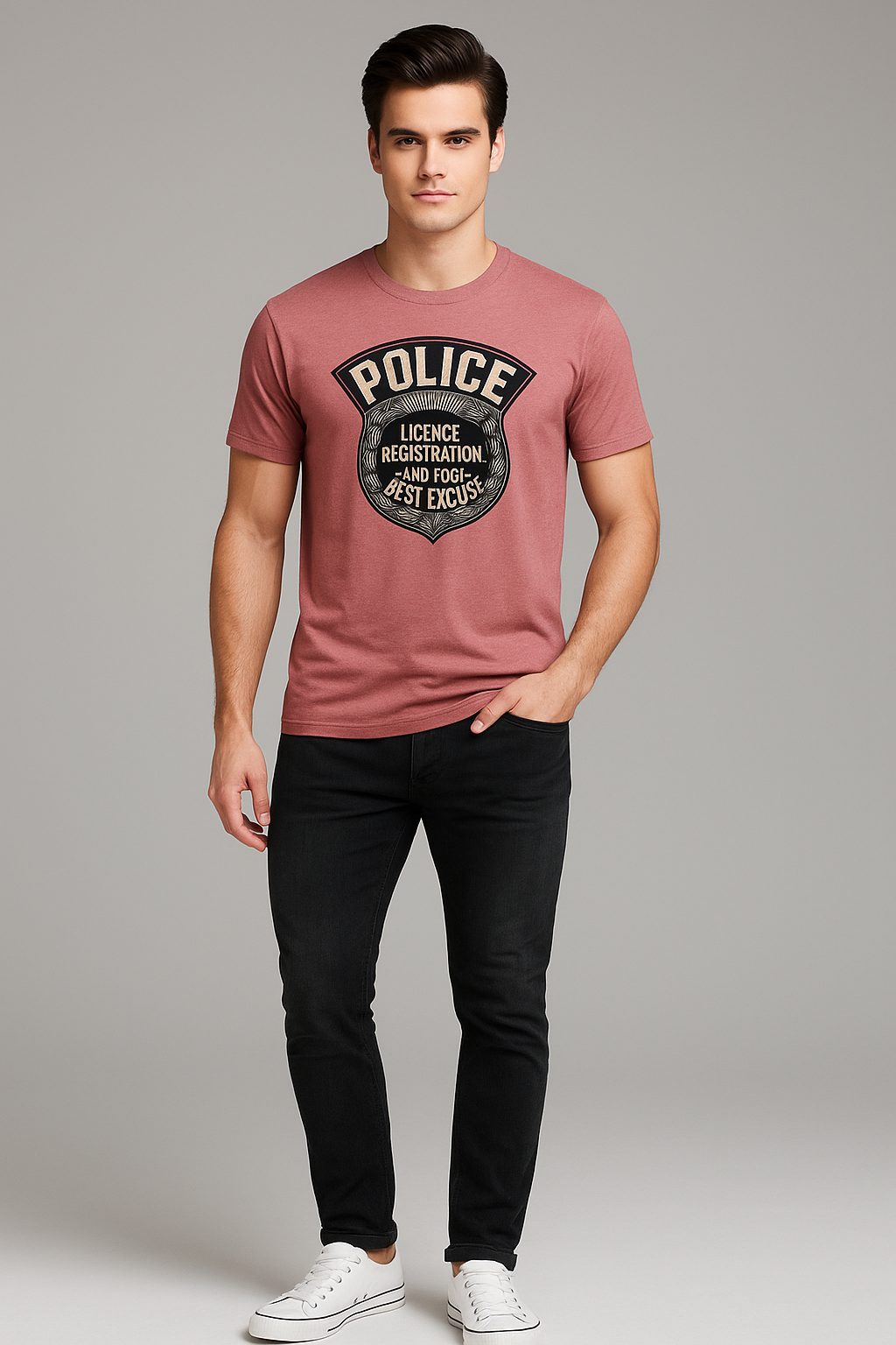 Police: License, Registration, and Your Best Excuse - Police T-shirt, Mocktops t-shirt