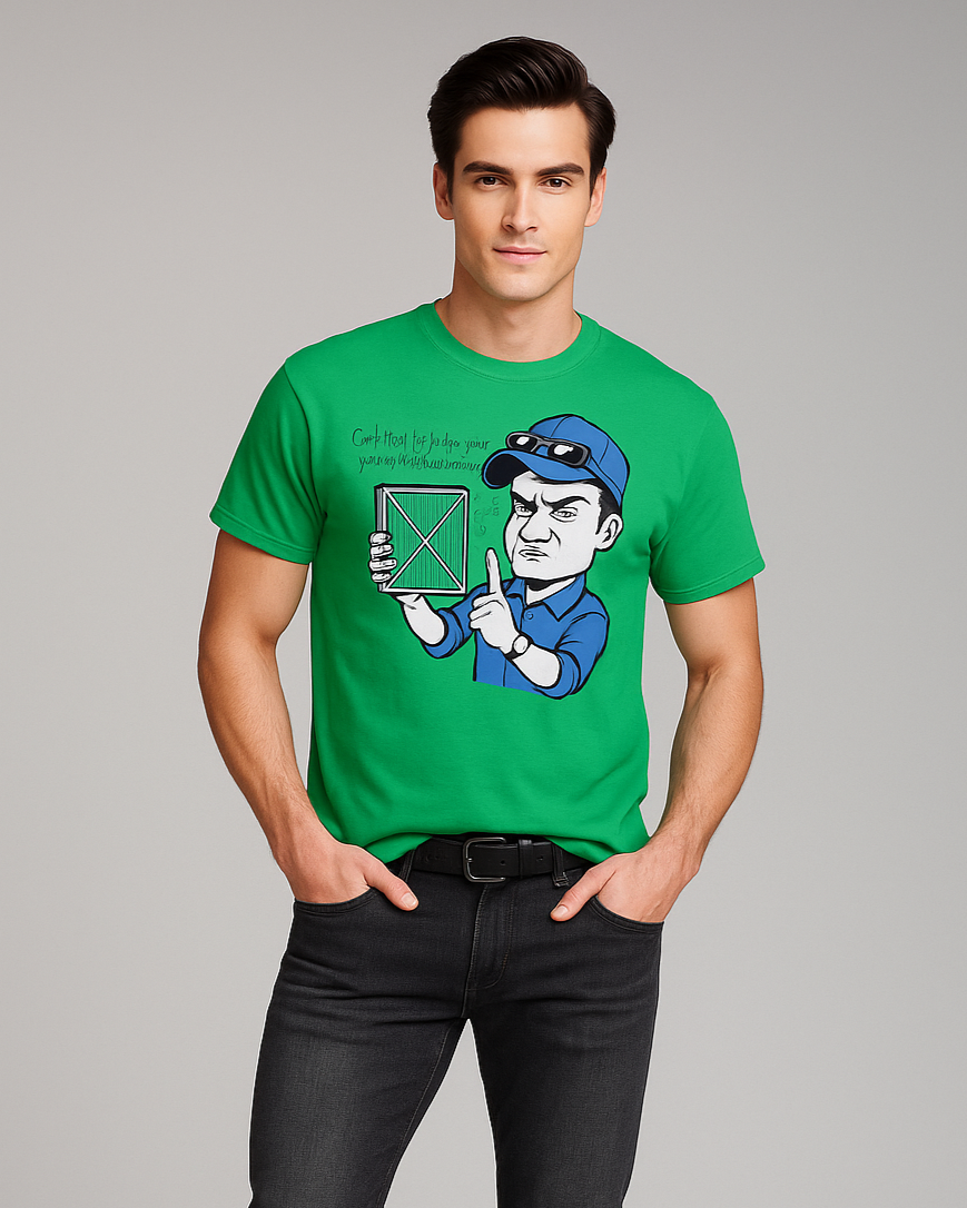Certified to Judge Your Air Filters Silently - HVAC T-shirt, Mocktops t-shirt