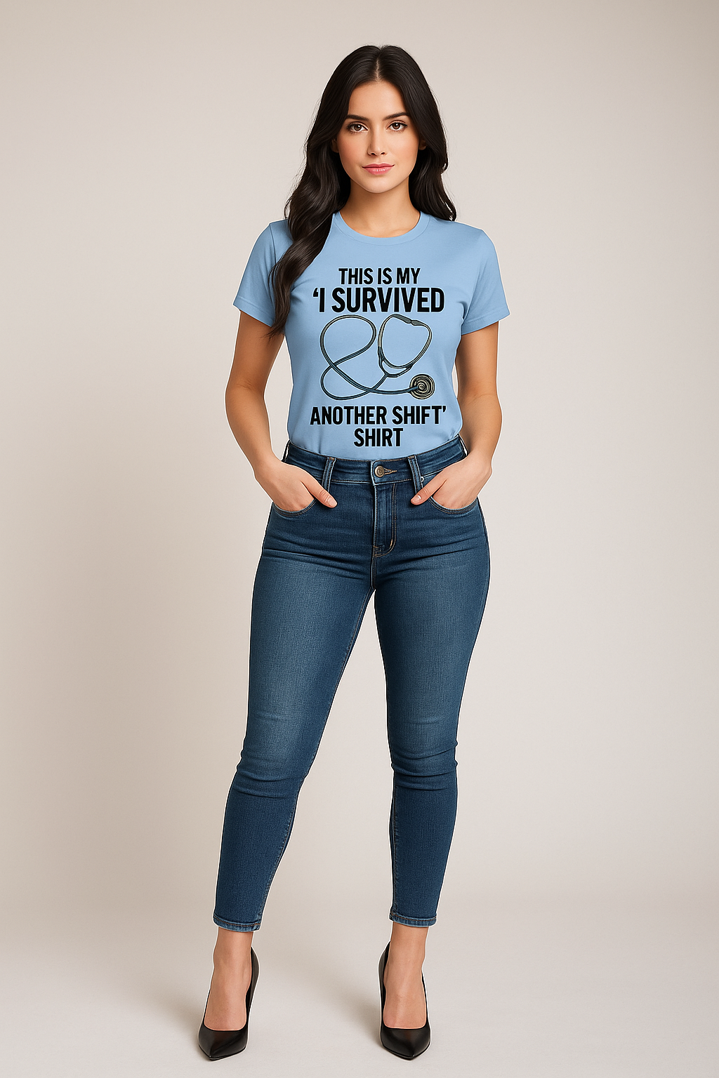 This is My 'I Survived Another Shift' Shirt - Nurse T-shirt, Mocktops t-shirt