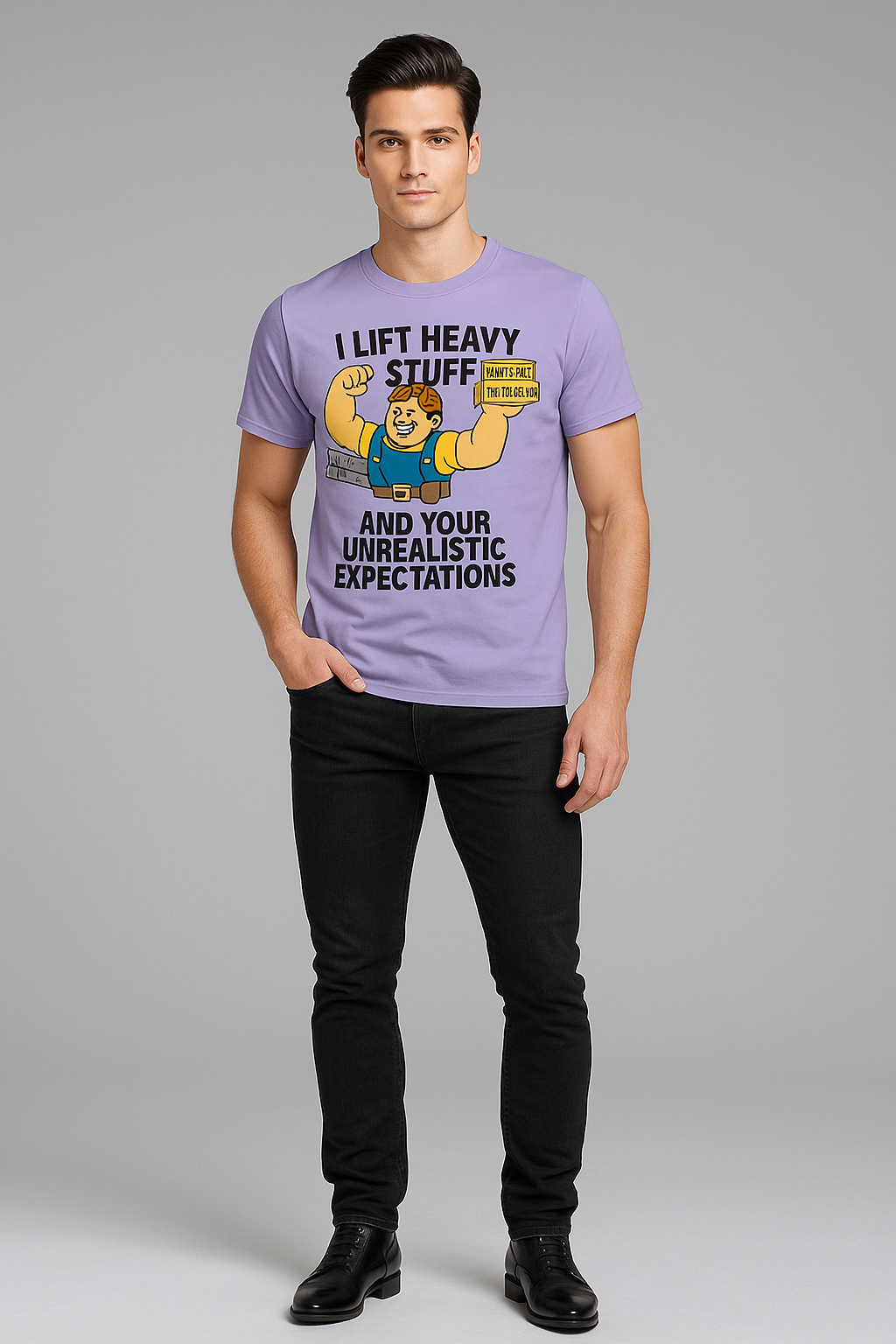 I Lift Heavy Stuff And Your Unrealistic Expectations - Construction T-shirt, Mocktops t-shirt