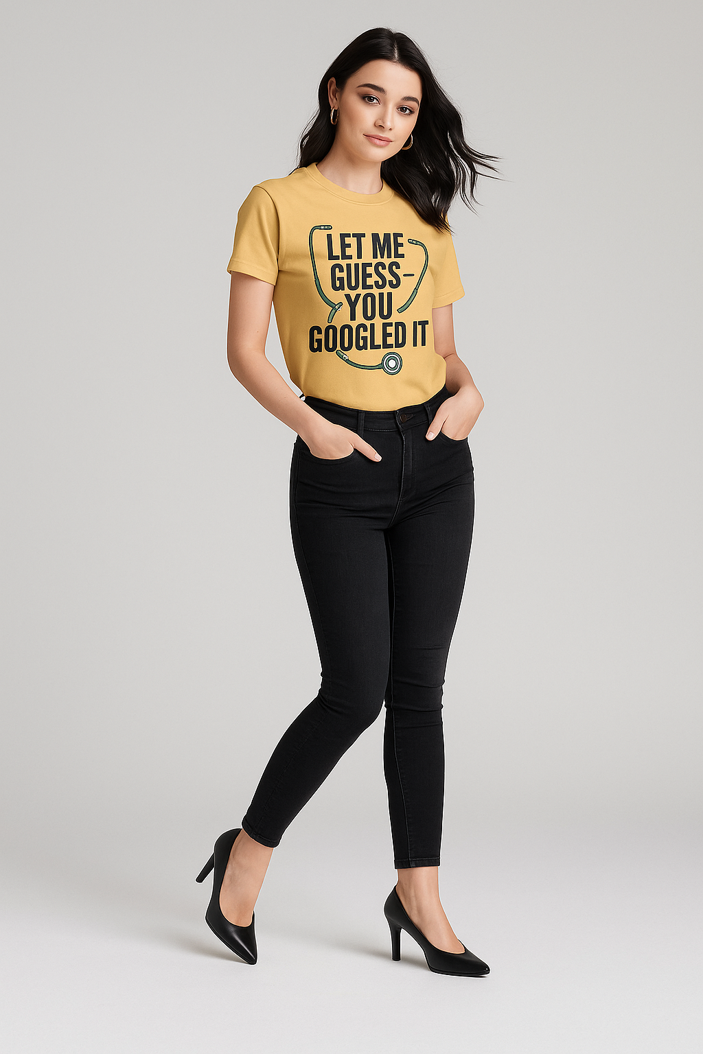 Let Me Guess - You Googled It - Nurse T-shirt, Mocktops t-shirt