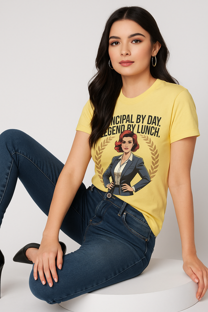 Principal By Day. Legend By Lunch Tshirt, Principal T-shirt, Mocktops t-shirt