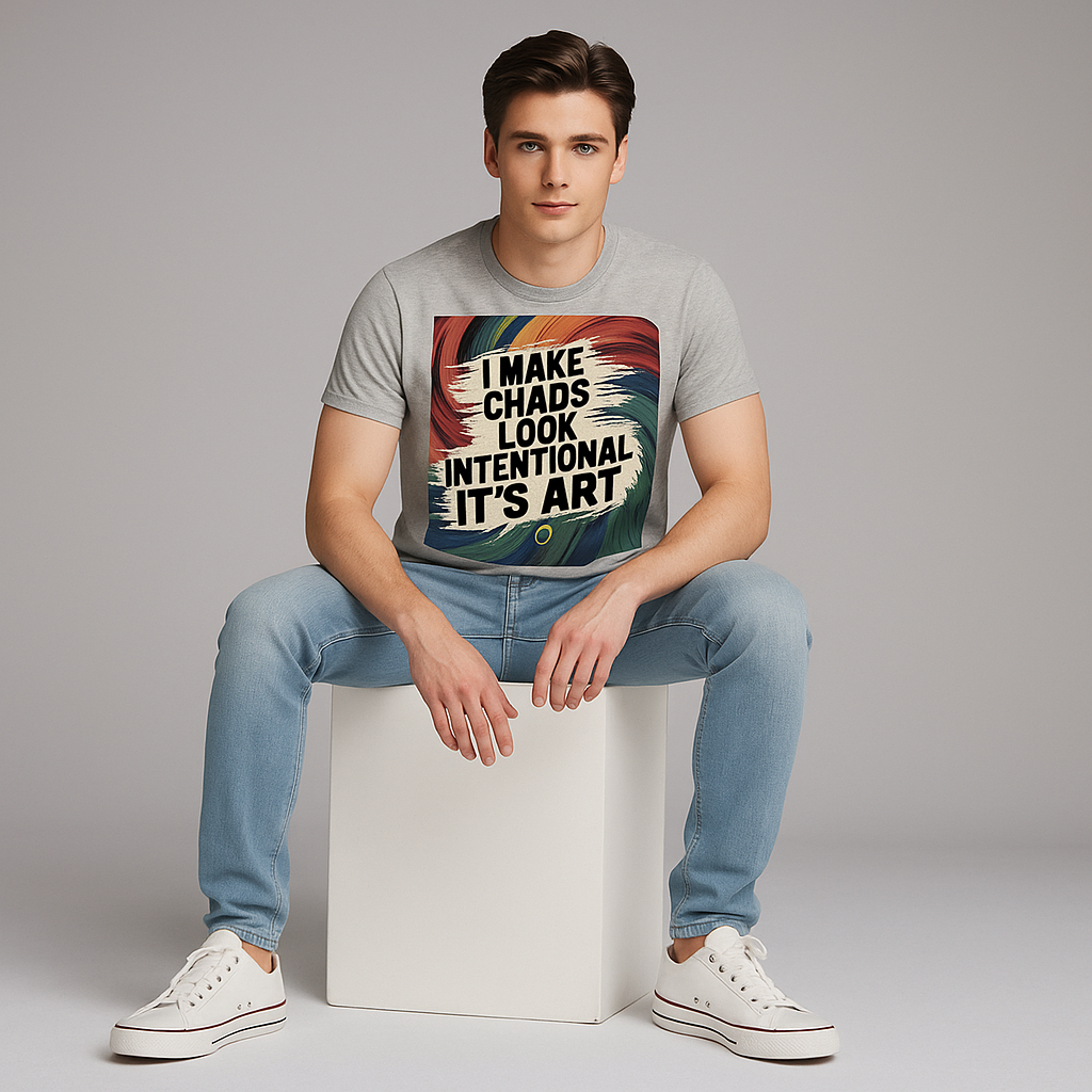 I Make Chaos Look Intentional. It's Art. T-shirt, Art T-shirt, Mocktops T-shirt