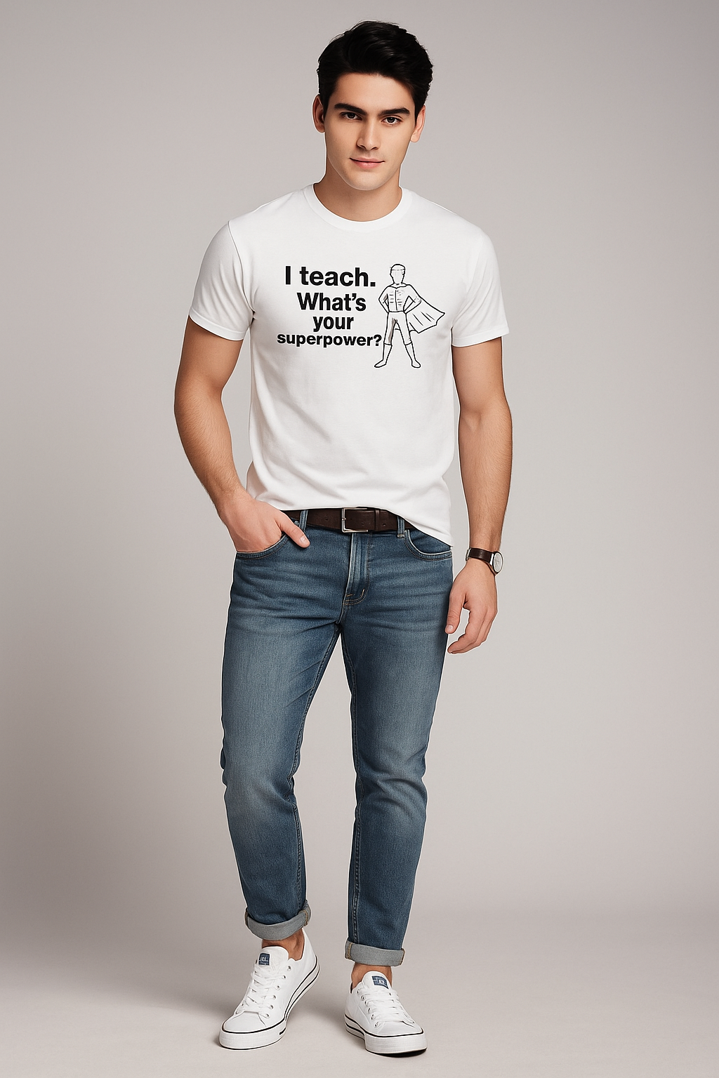 I Teach. What's Your Superpower? Tshirt, Teacher T-shirt, Mocktops t-shirt