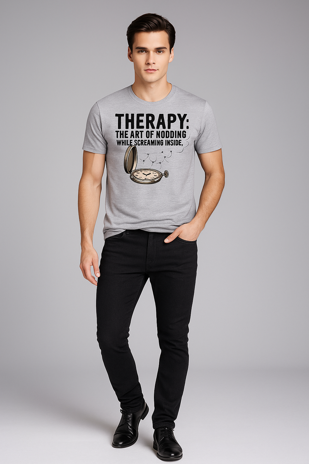 Therapy: The Art of Nodding While Screaming Inside - Therapist/Psychologist T-shirt, Mocktops t-shirt