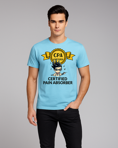 CPA Certified Pain Absorber - Accountant T-shirt, Mocktops t-shirt